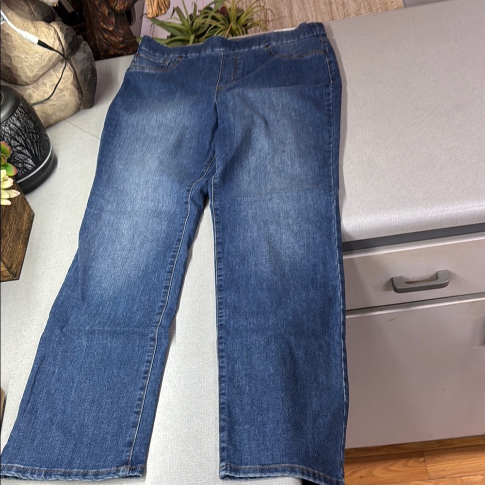 Kim Rogers Blue Straight Leg Jeans